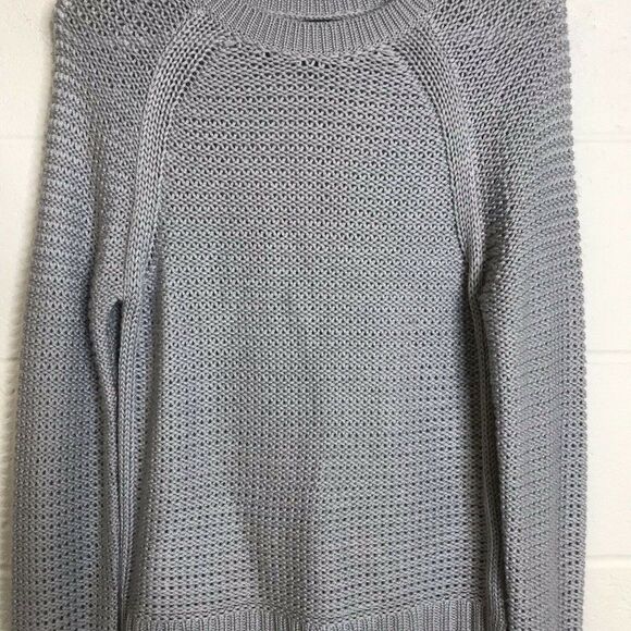 Banana Republic Womens Gray Knit Pullover Sweater Long Sleeve Round Neck Small - Picture 3 of 13